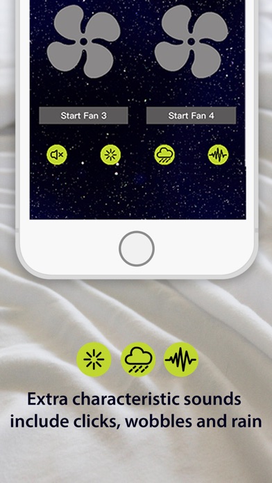 NiteFan - White Noise Fan App Screenshots