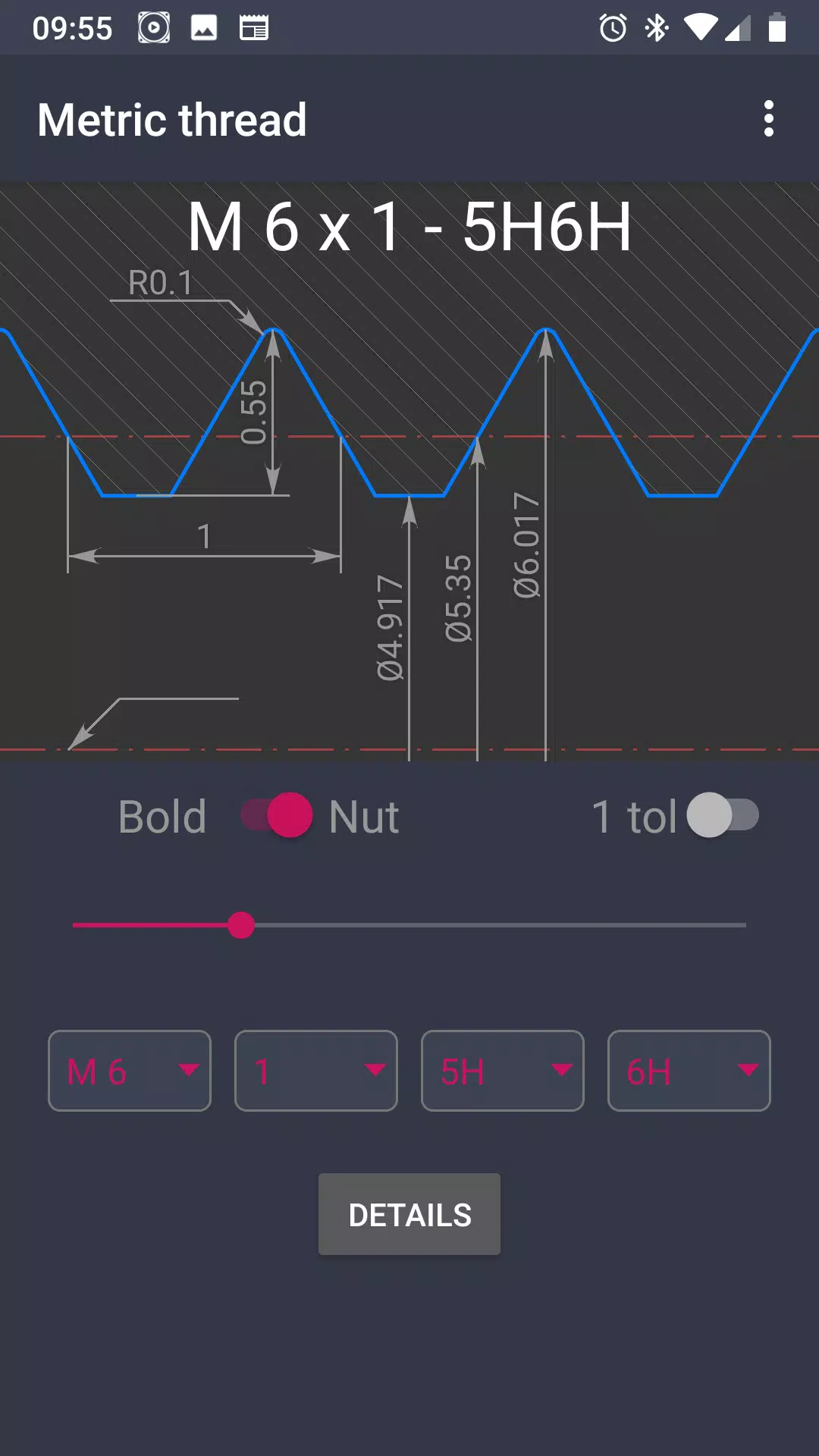 Metric Threads Screenshots