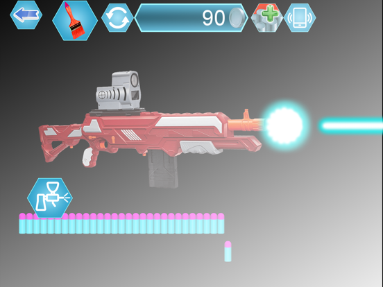 Capturas de tela do Laser Toy Guns iPad 