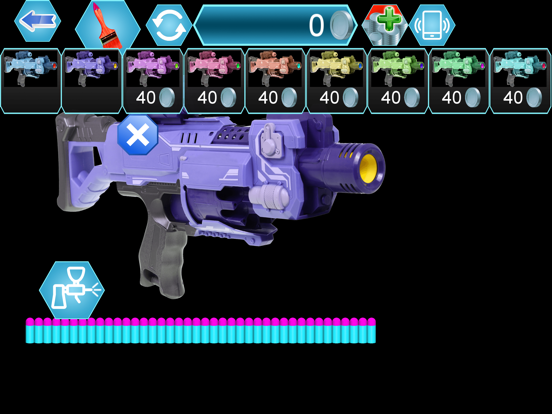 Capturas de tela do Laser Toy Guns iPad 