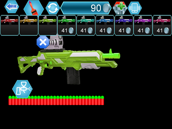 Capturas de tela do Laser Toy Guns iPad 