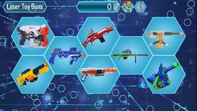 Capturas de tela do Laser Toy Guns