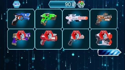 Capturas de tela do Laser Toy Guns