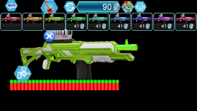 Capturas de tela do Laser Toy Guns