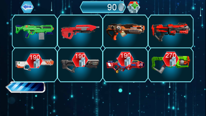Capturas de tela do Laser Toy Guns