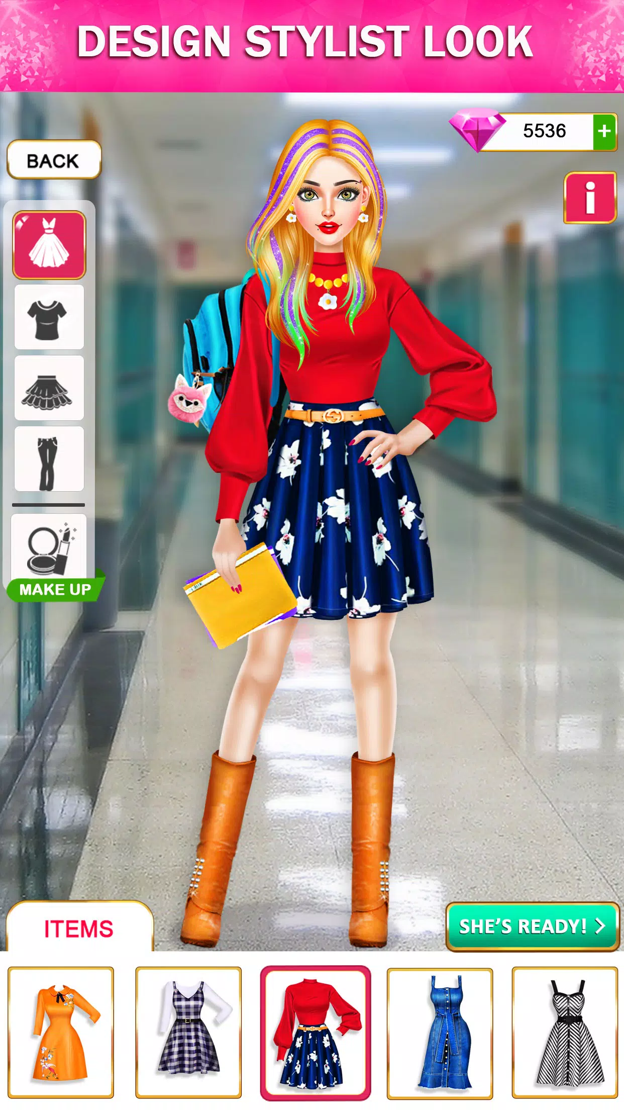 College Girls Fashion Dress Up Screenshots
