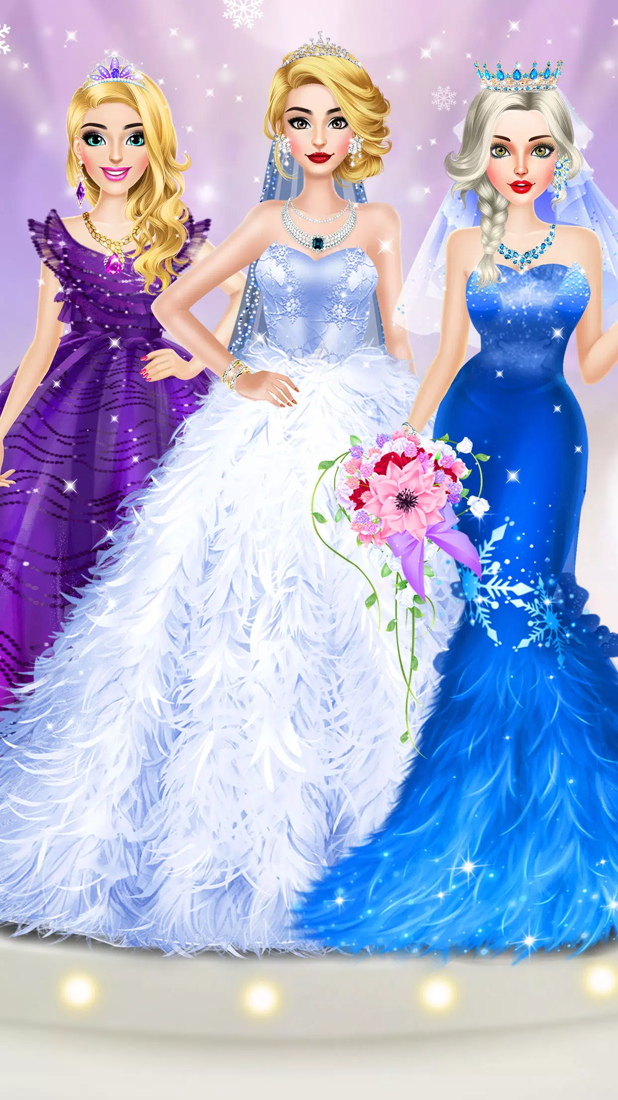 Ice Princess Wedding Dress Up Screenshots