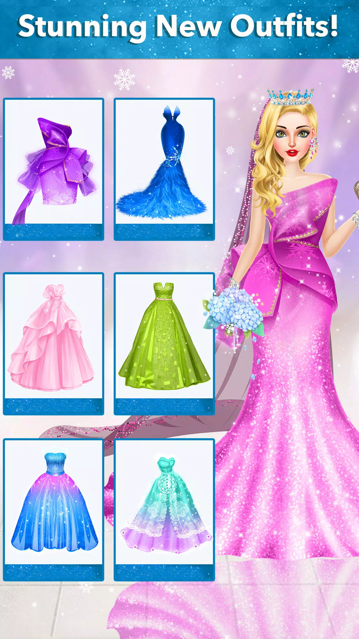 Ice Princess Wedding Dress Up Screenshots