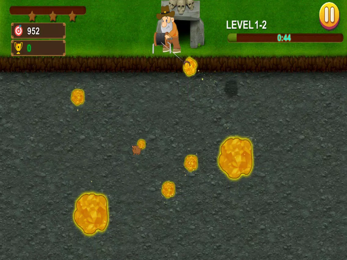 Capturas de tela do Gold Miner Legend iPad