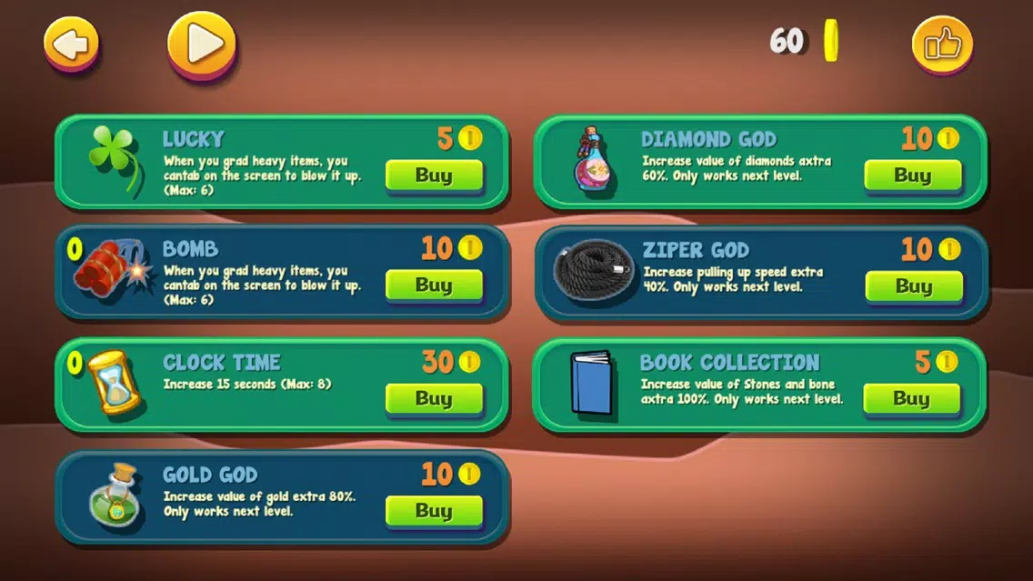 Capturas de tela do Gold Miner Legend