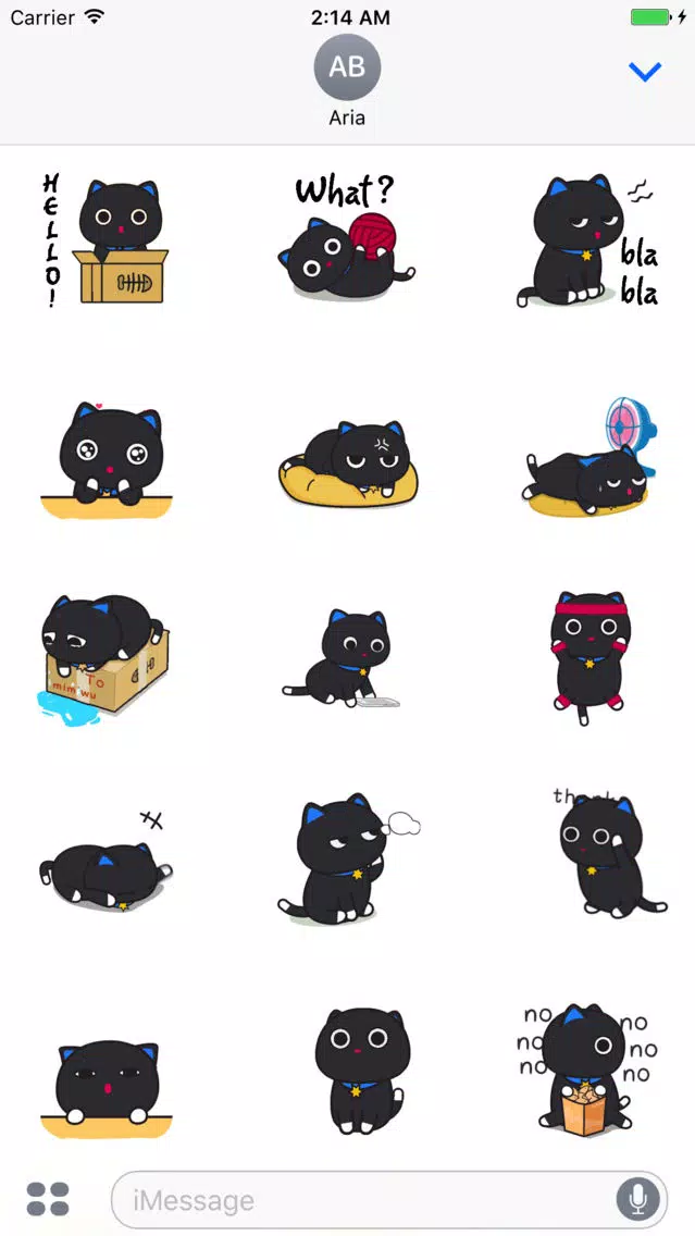 Animated Black Cat and Potato应用截图