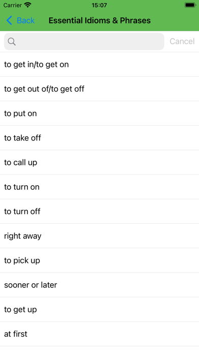 English - Idioms And Phrases Screenshots