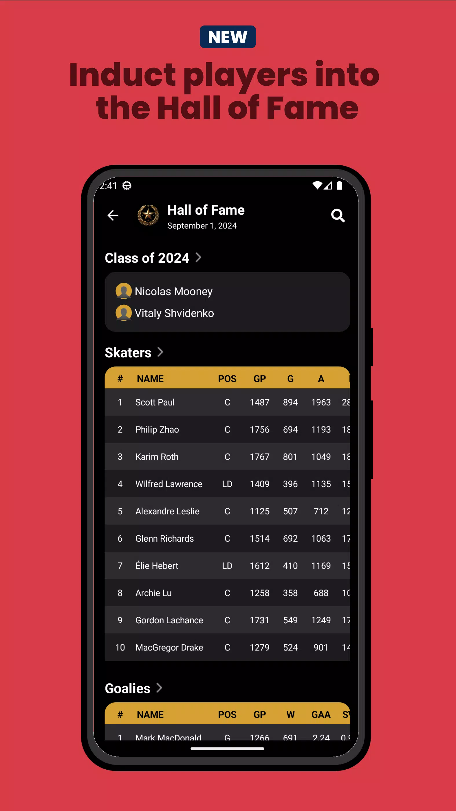 Hockey Legacy Manager 25 Screenshots