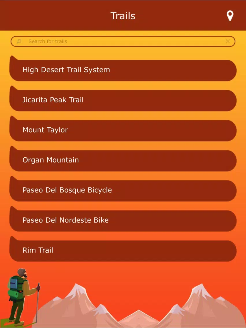New Mexico Hiking Trails iPad Screenshots