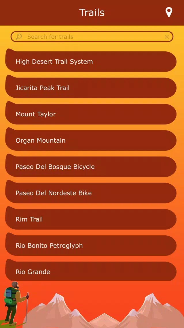 New Mexico Hiking Trails Screenshots