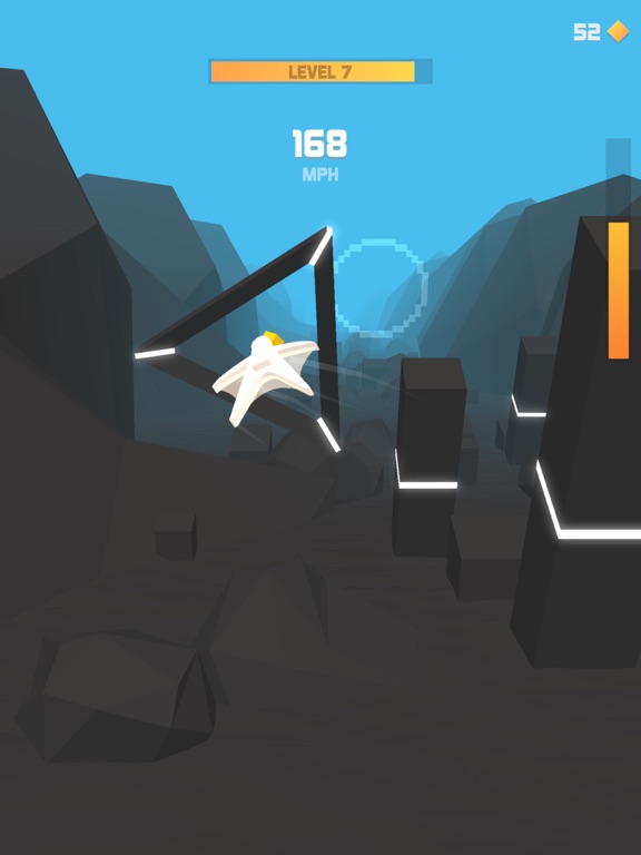 Wingsuit Fall iPad  Screenshots