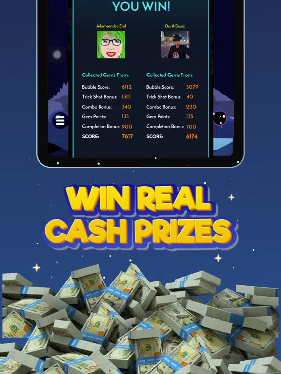 BubbleD Duel:Earn Cash Rewards iPad  Screenshots