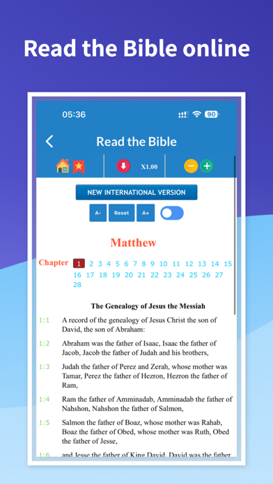 Holy Bible NIV - Audio & Verse应用截图