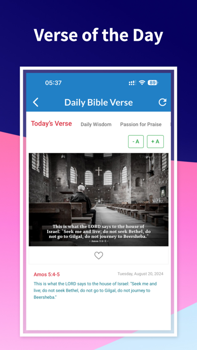 Holy Bible NIV - Audio & Verse应用截图