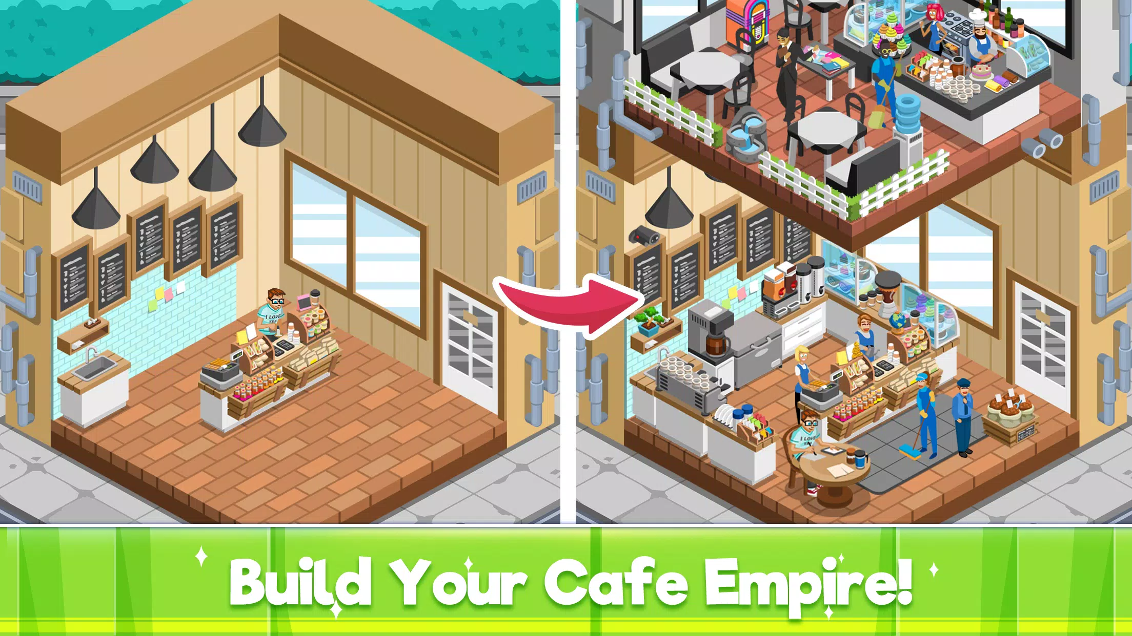 Idle Cafe Tycoon: Coffee Shop Screenshots