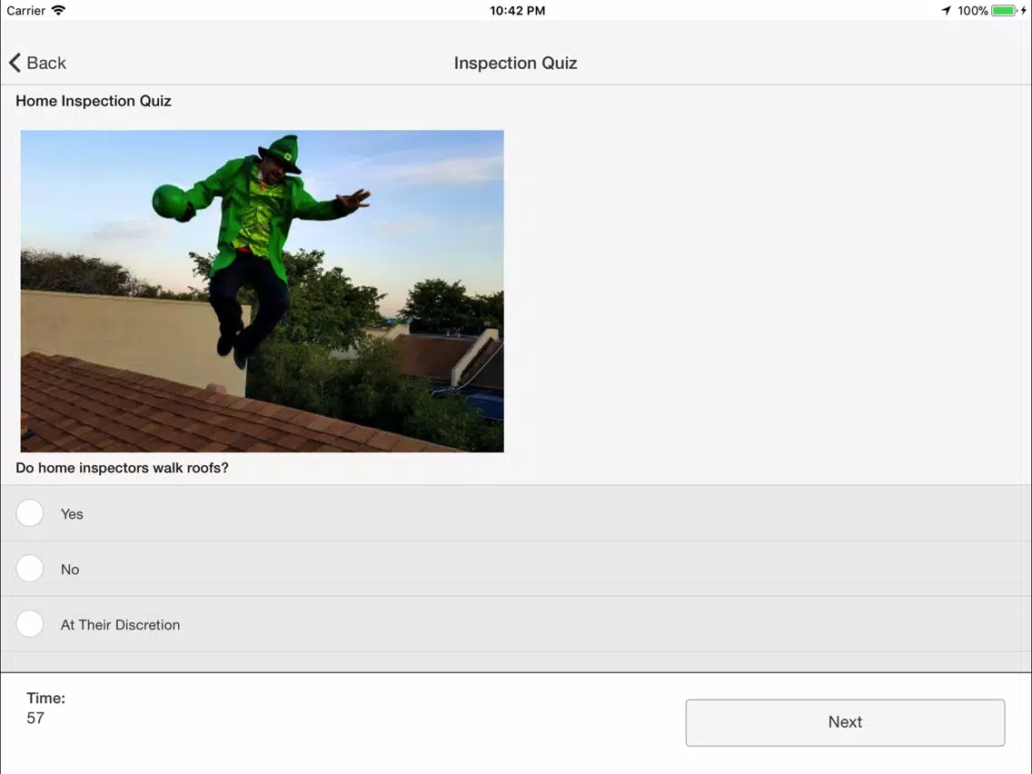 Eagles Nest Inspections iPad Screenshots