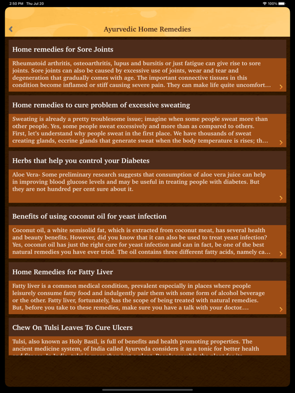 Home Remedies For Height Gain iPad Screenshots