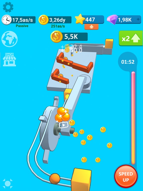 Ảnh chụp màn hình của Balls Rollerz Idle 3D Puzzle iPad 