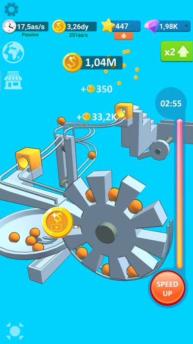 Ảnh chụp màn hình của Balls Rollerz Idle 3D Puzzle