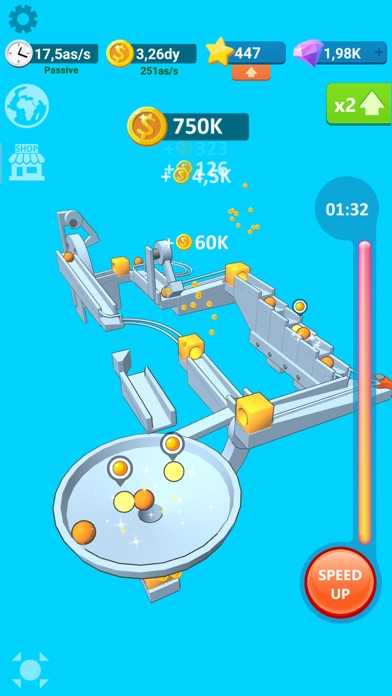 Ảnh chụp màn hình của Balls Rollerz Idle 3D Puzzle