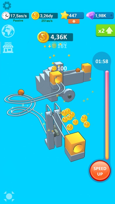 Ảnh chụp màn hình của Balls Rollerz Idle 3D Puzzle