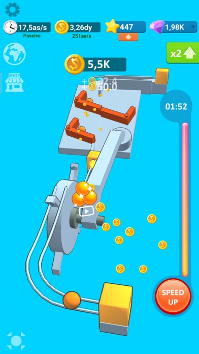 Ảnh chụp màn hình của Balls Rollerz Idle 3D Puzzle