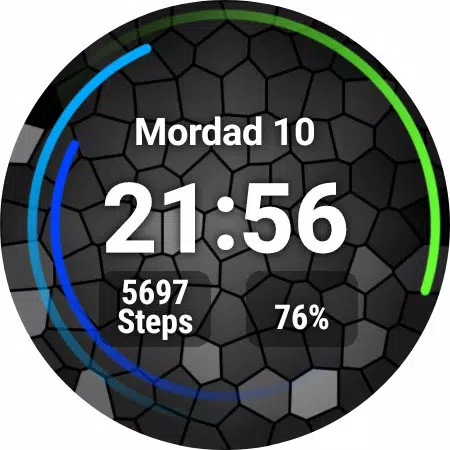 Persian Hybrid Watch Face Tile Ekran Görüntüleri