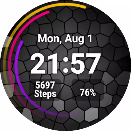 Persian Hybrid Watch Face Tile Ekran Görüntüleri