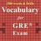 Vocabulary for GRE ® Test