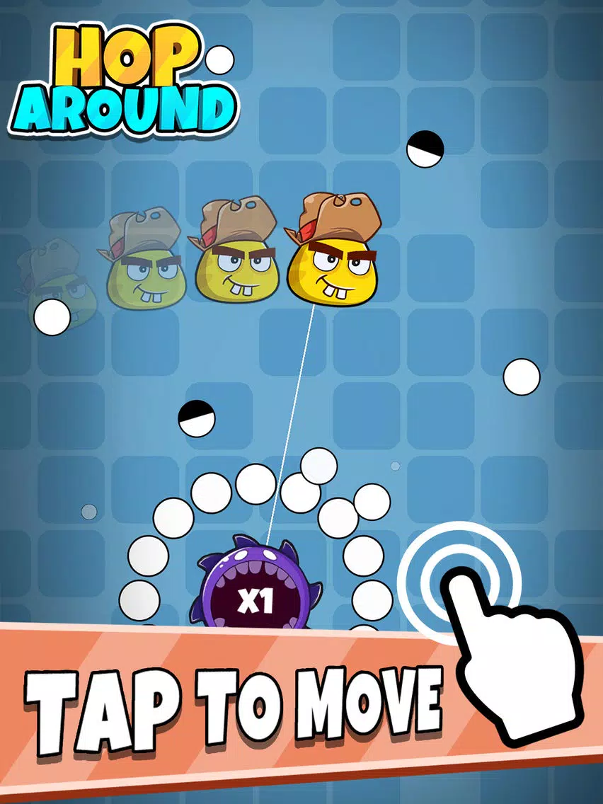 Capturas de pantalla de Hop Around！Don't Hit Black iPad 