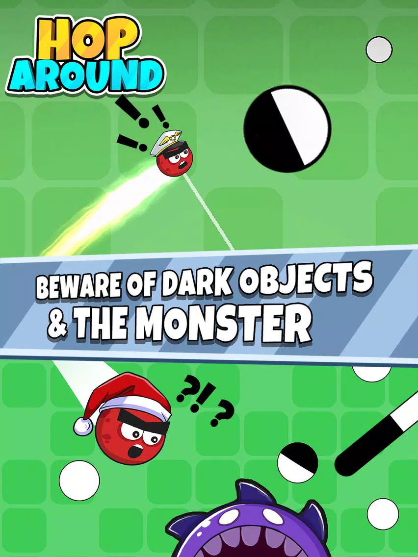 Capturas de pantalla de Hop Around！Don't Hit Black iPad 