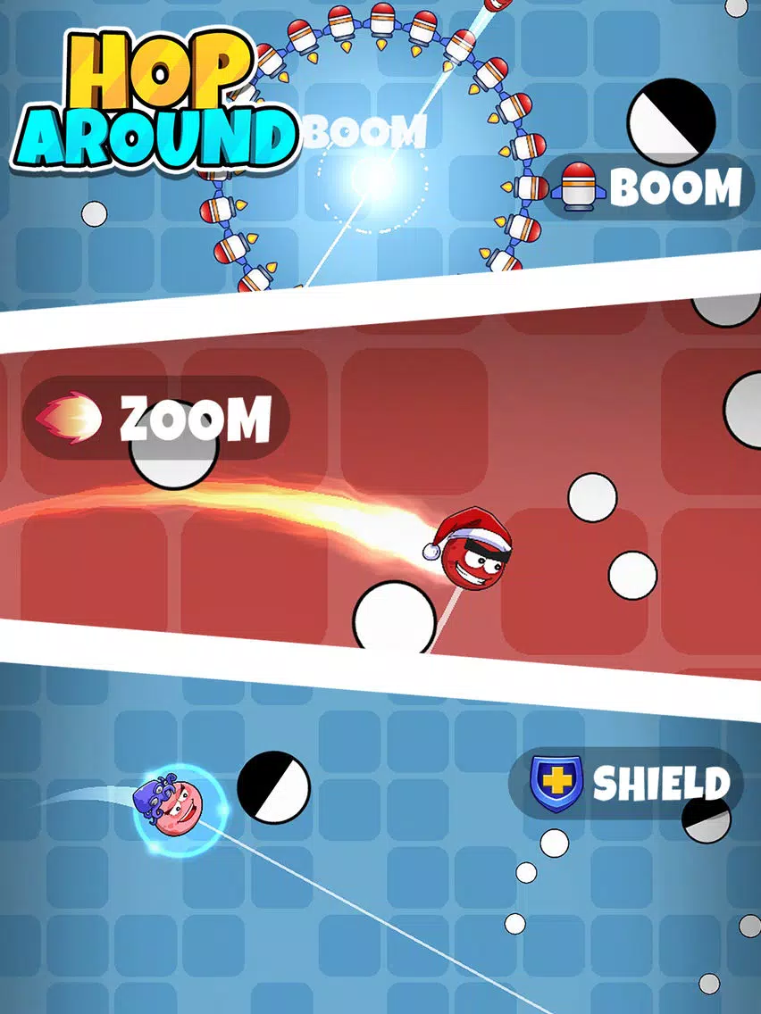 Capturas de pantalla de Hop Around！Don't Hit Black iPad 