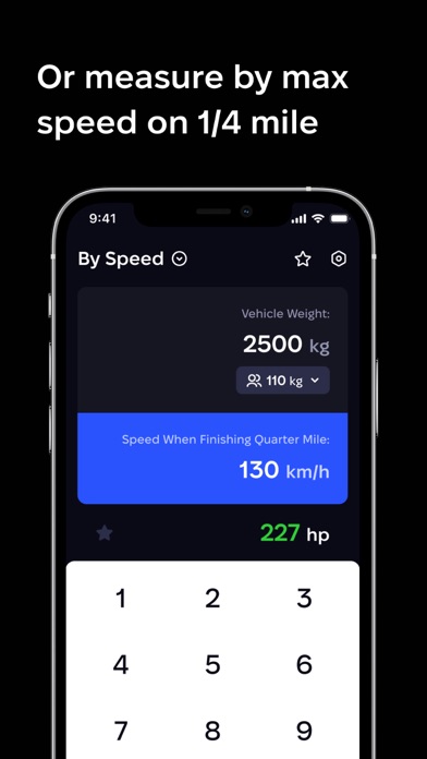 HP Performance Calculator Screenshots