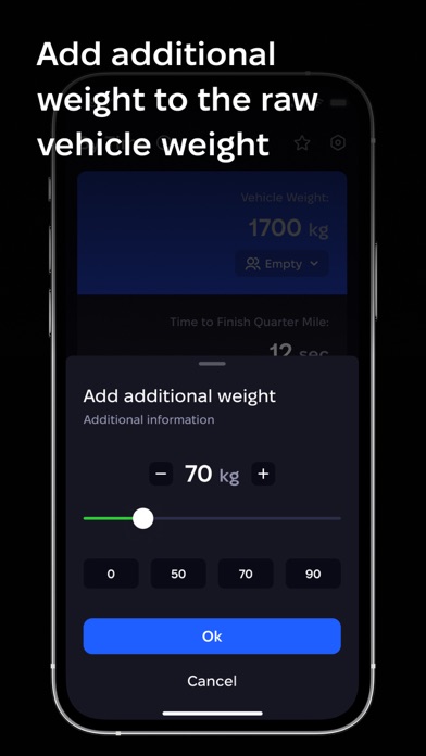 HP Performance Calculator Screenshots