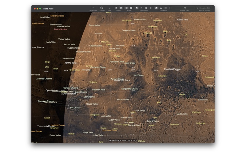 Mars Atlas Screenshots