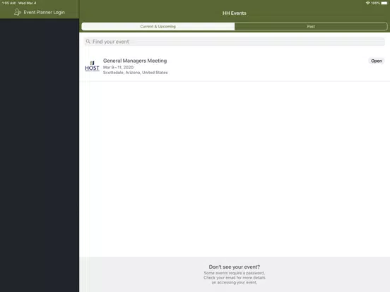 Host Hotels Events iPad Screenshots