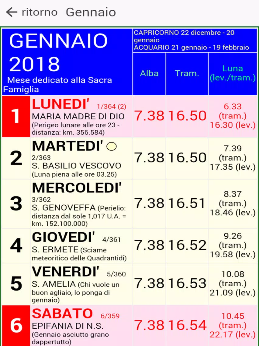 Calendario Religioso iPad Screenshots