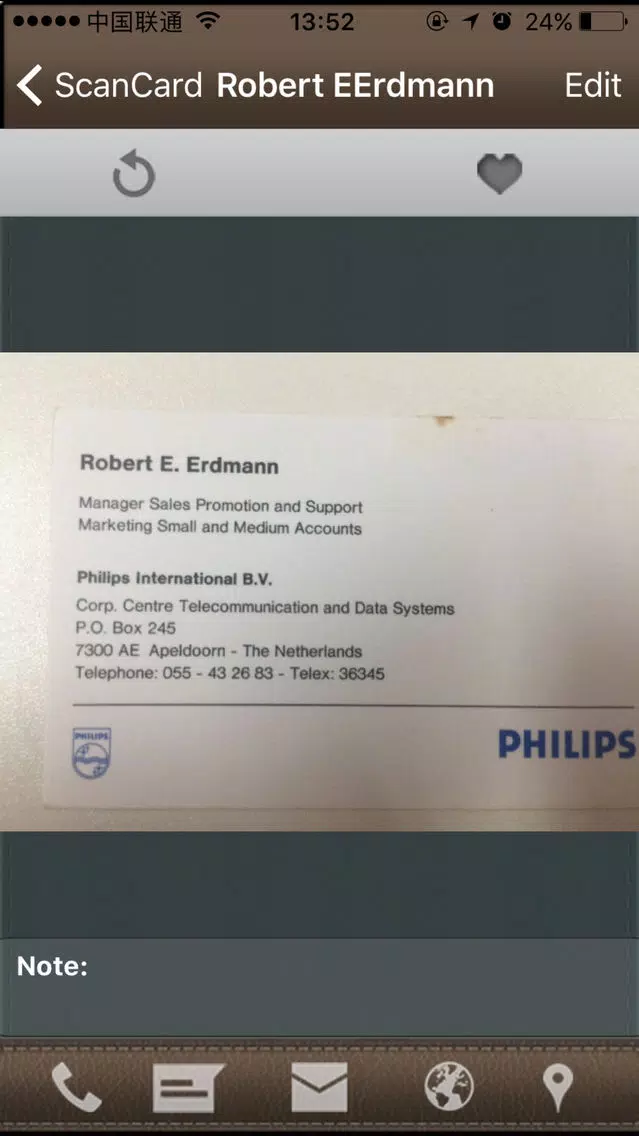 ScanCard-Bizcard Reader (EU) Screenshots