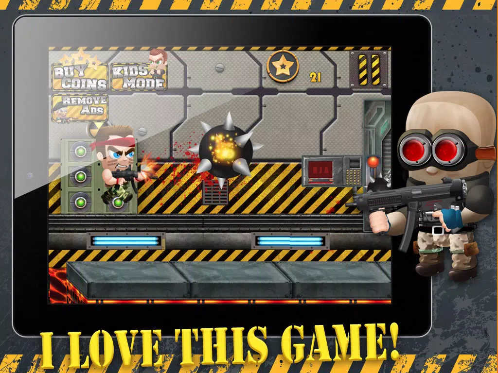 Iron Fist Harry & the Trigger Man Army Soldiers use Killer Force LITE - FREE Shooter Game iPad Screenshots
