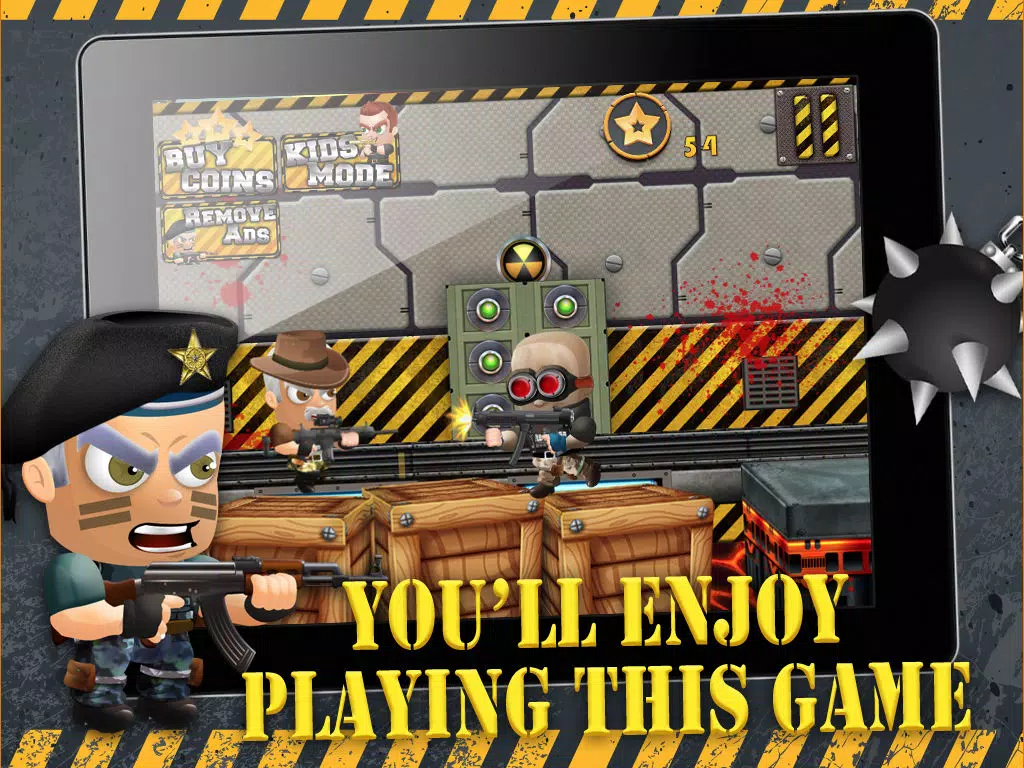 Iron Fist Harry & the Trigger Man Army Soldiers use Killer Force LITE - FREE Shooter Game iPad Screenshots