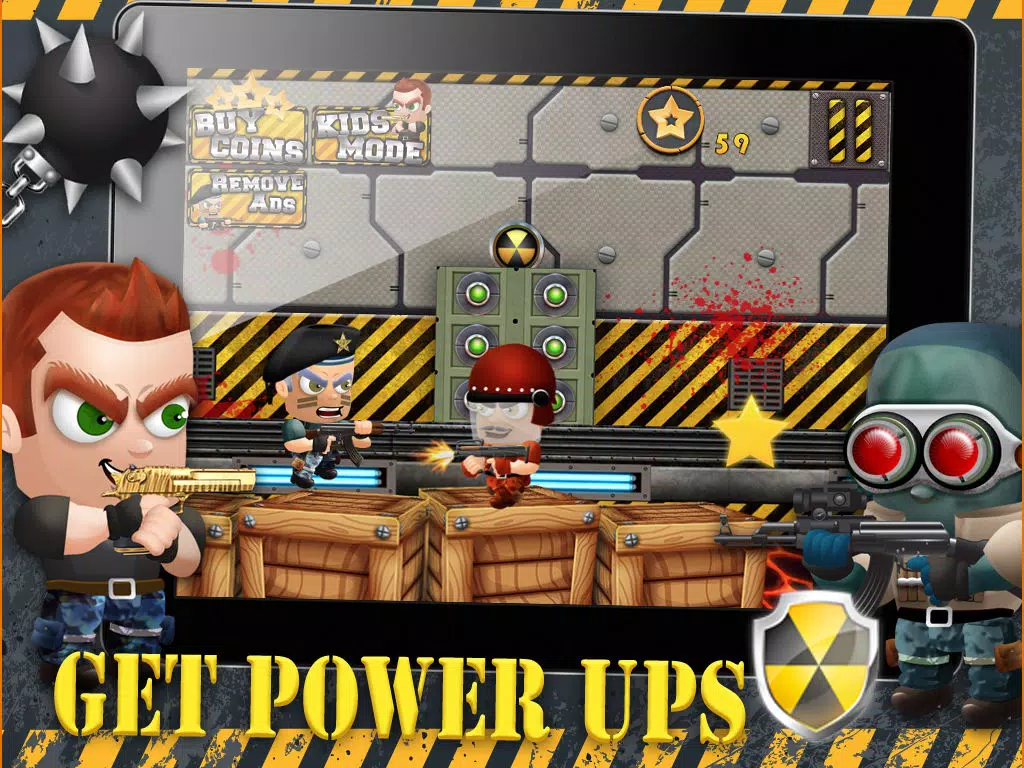 Iron Fist Harry & the Trigger Man Army Soldiers use Killer Force LITE - FREE Shooter Game iPad Screenshots