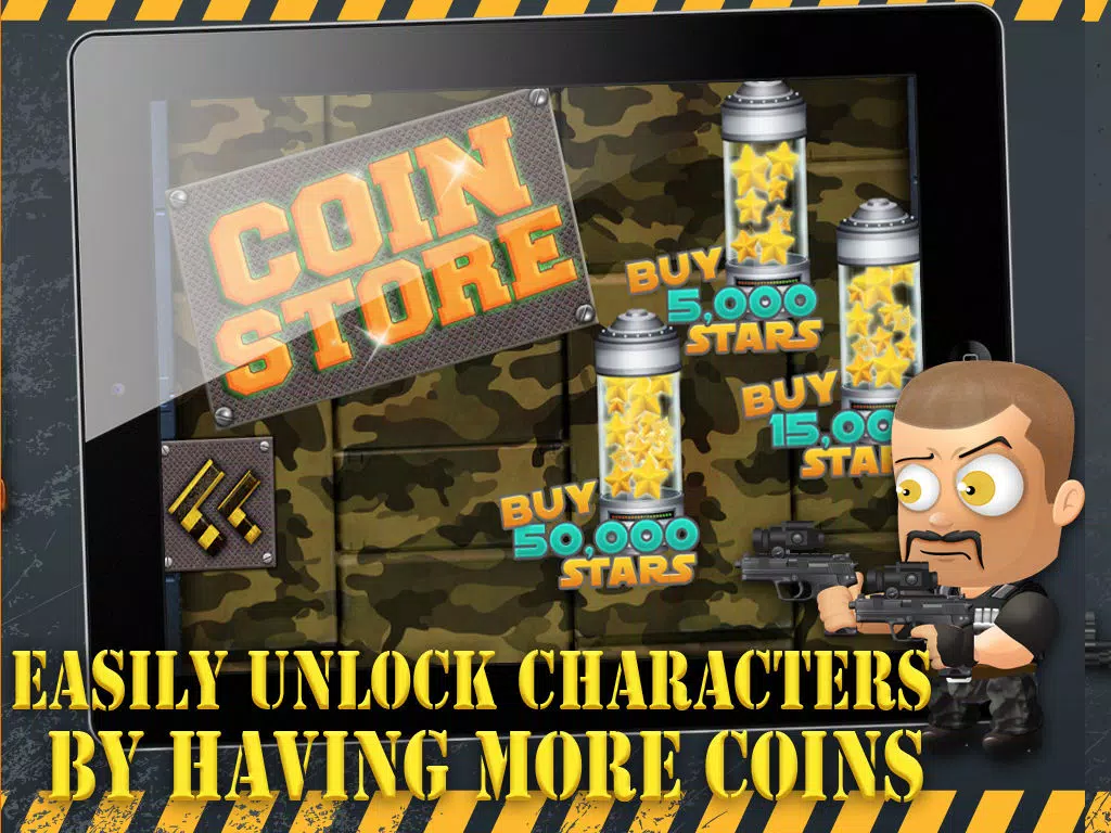 Iron Fist Harry & the Trigger Man Army Soldiers use Killer Force LITE - FREE Shooter Game iPad Screenshots
