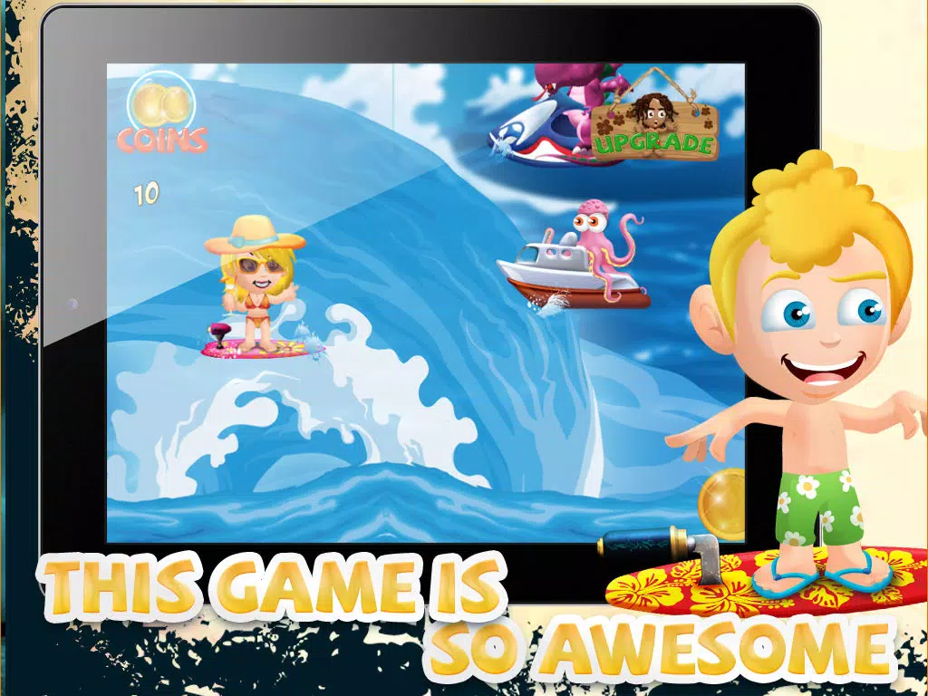 A Turbo Minion Surfers Dash to Outrun Sea Dragons - FREE Game! iPad Screenshots
