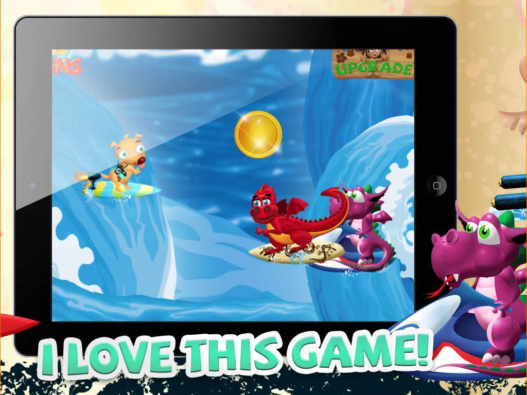 A Turbo Minion Surfers Dash to Outrun Sea Dragons - FREE Game! iPad Screenshots