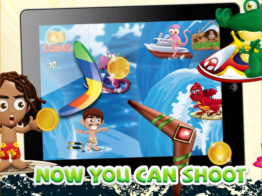 A Turbo Minion Surfers Dash to Outrun Sea Dragons - FREE Game! iPad Screenshots